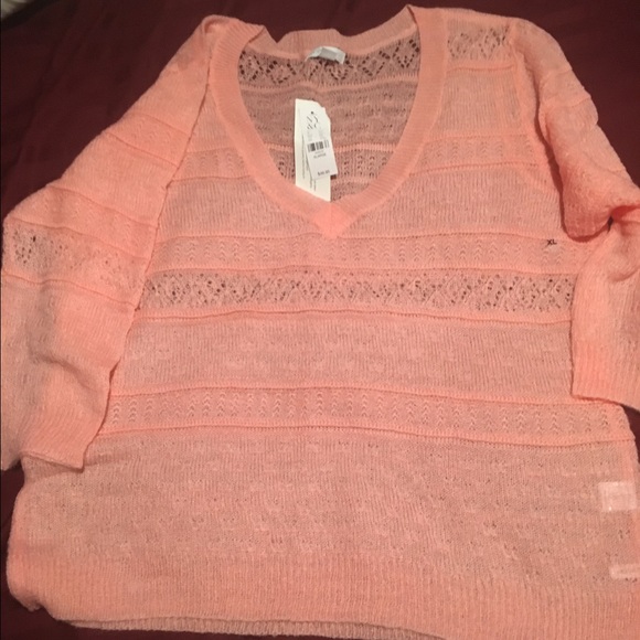 New York & Company beautiful coral sweater - Picture 3 of 3