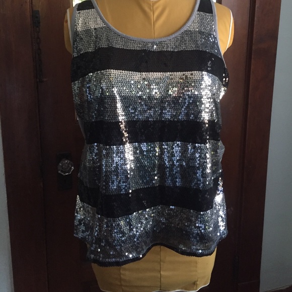 Funky sequin shirt!