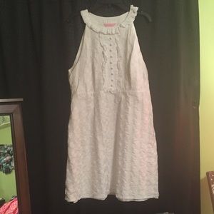 White lily Pulitzer dress. Size 12. Worn once