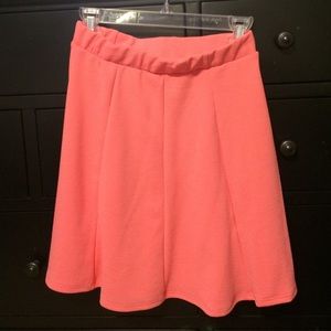 Light pink skater skirt