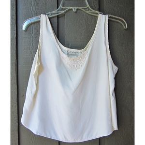 White Vintage Crop Top