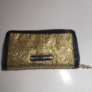 Betsy Johnson Gold Wallet