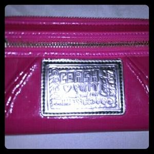 Coach zip-around wallet