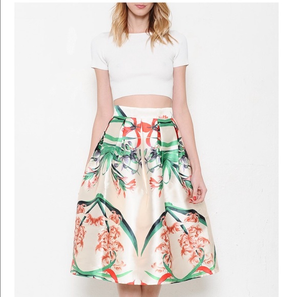 Cream•Flower Girl Skirt