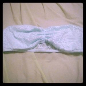 Sky blue lace bandeu M A-C