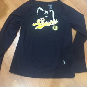 Boston Bruins Shirt with ties NHL Hockey Women's M