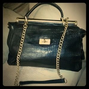 BCBG MaxAzria Genuine Leather Satchel Purse