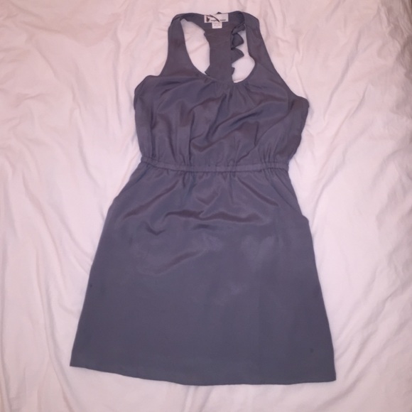 Imaginary Voyage Gray Mini Dress