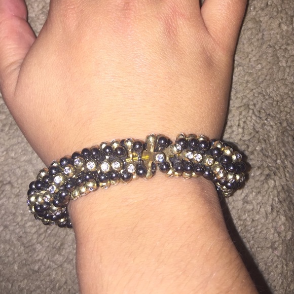 Mixed Metal stretchy bracelet