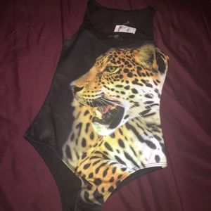 Leopard body suit