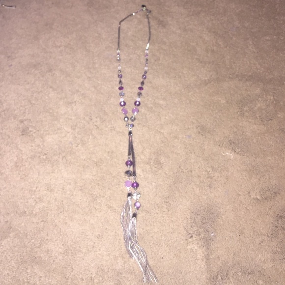 White House Black Market tassle necklace