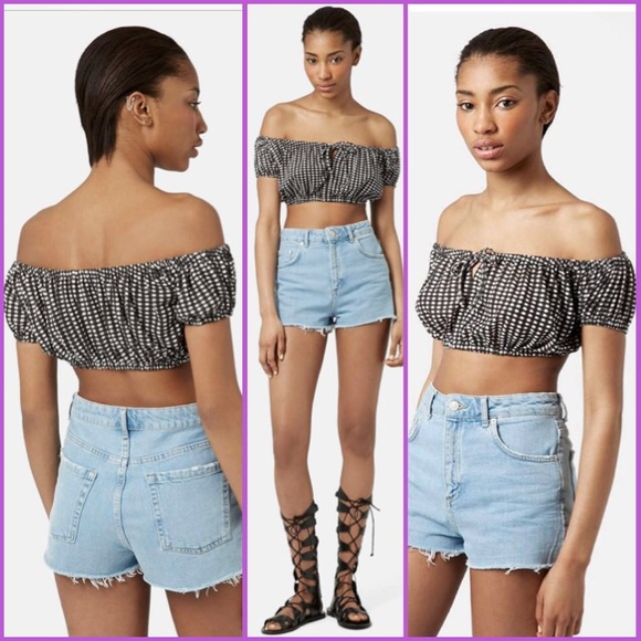 bralette and off the shoulder top