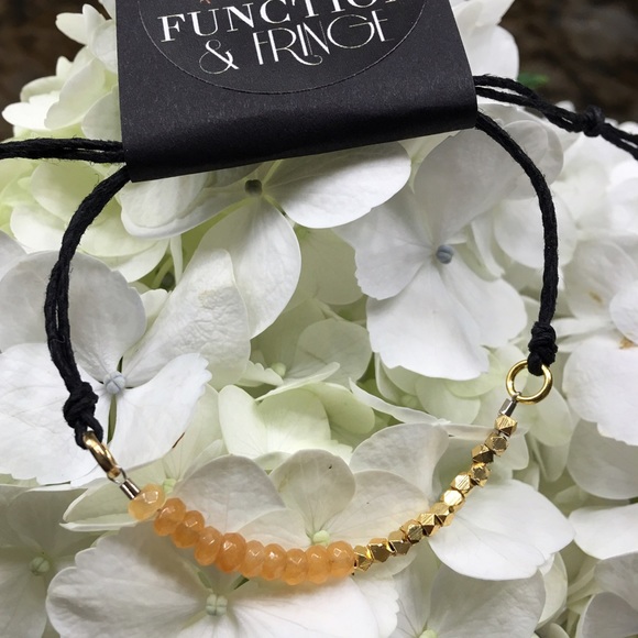 Jade & gold nugget bracelet - Picture 2 of 4