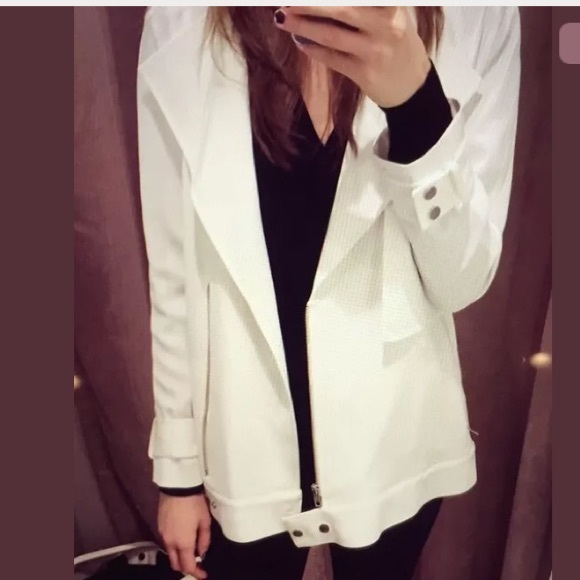 A.L.C white jacket lightweight size 0 - Picture 2 of 4