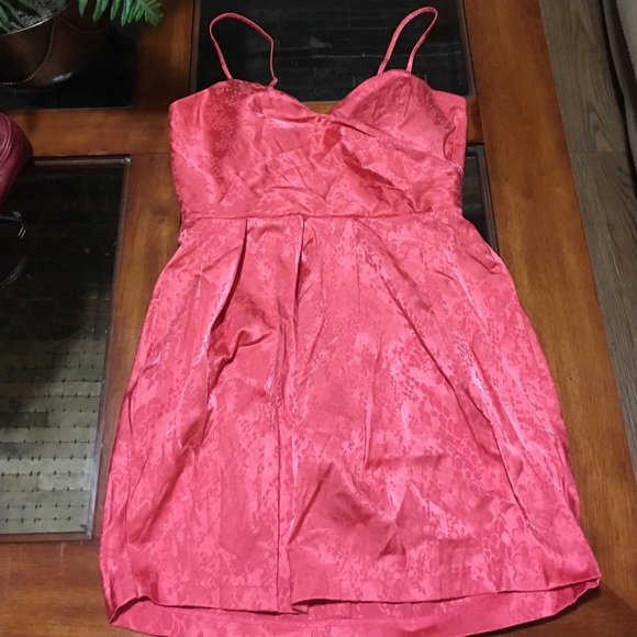 Salmon mini formal dress