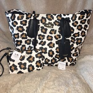Coach Handbag & Wristlet