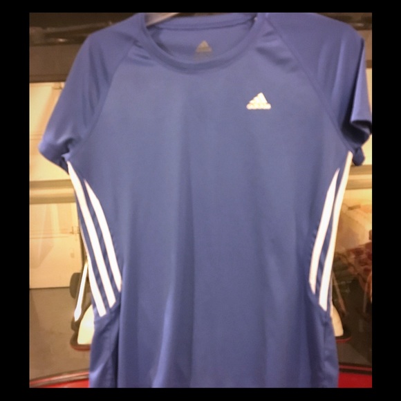 Blue Adidas Dri-Fit T