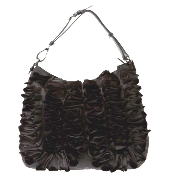 Diane von Furstenberg Handbags - 🎉Host Pick🎉 DVF Black "Sophie" Ruffled Day Bag