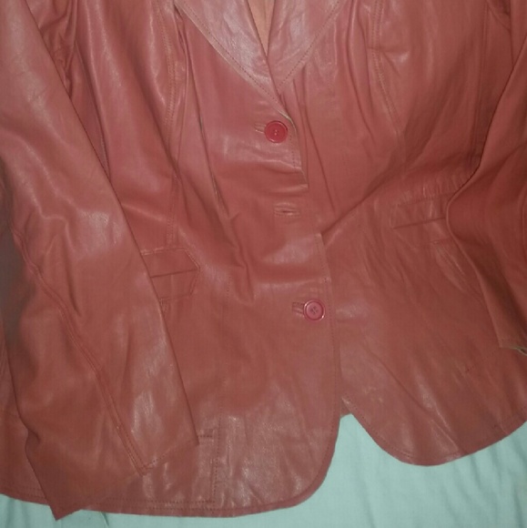 Vintage plus size leather jacket - Picture 2 of 7