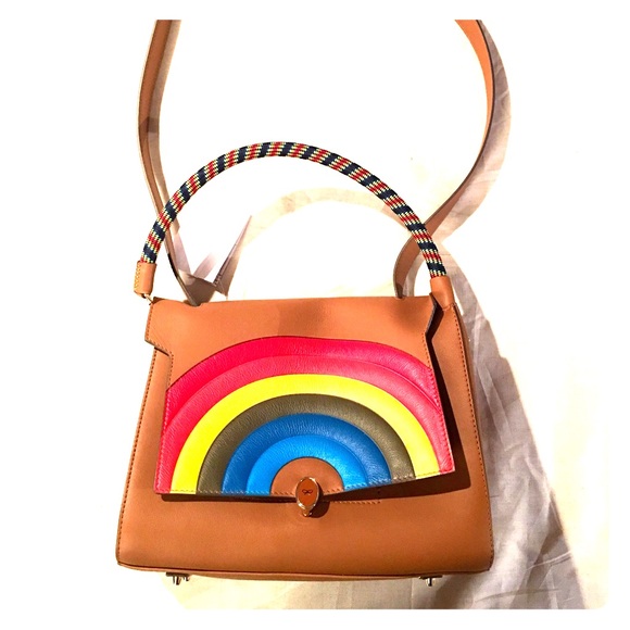 Anya Hindmarch Handbags - Anya Hindmarch Rainbow Small Bathurst Satchel