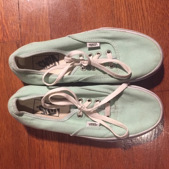TODAY ONLY Mint green vans