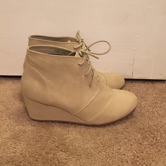 Beige Wedges