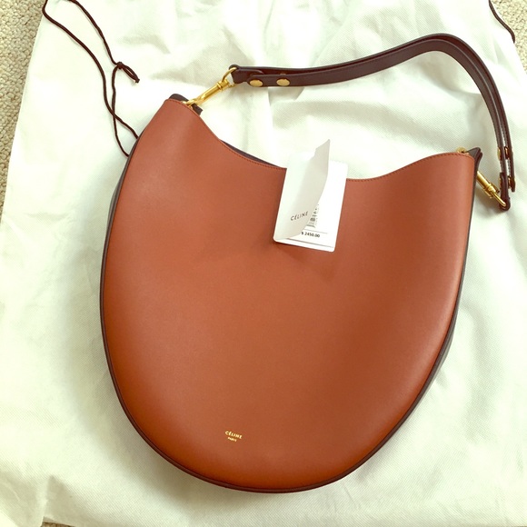 Celine Leather Tie Hobo