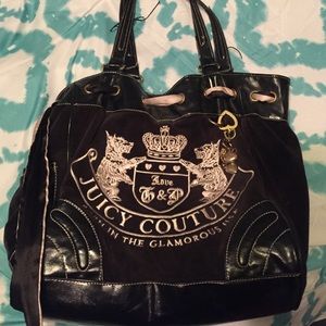 Juicy couture black hand bag