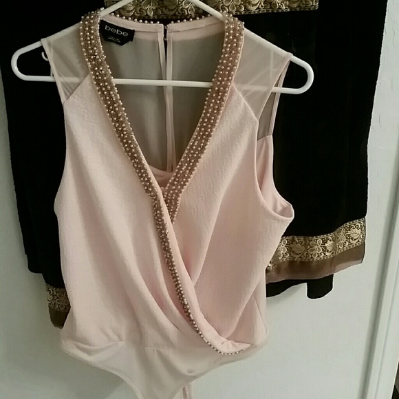 Bebe Light Pink bodysuit