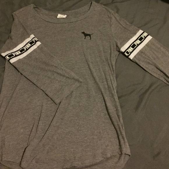 PINK Grey Top