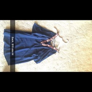 Navy Blue Indian print shirt