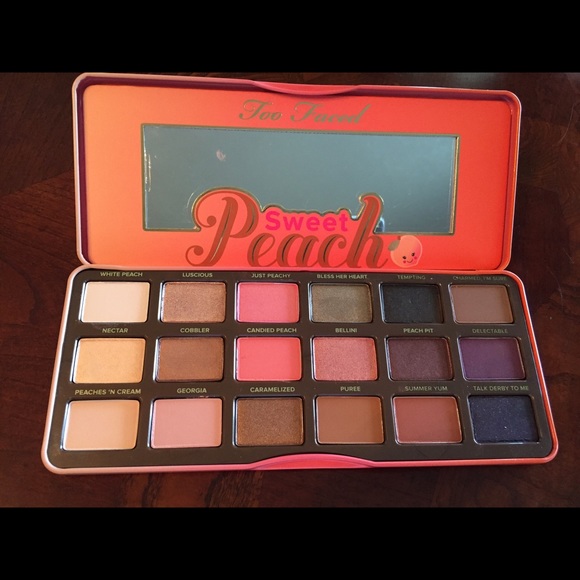 ***SOLD ON MERC*** Too faced sweet peach palette - Picture 1 of 3