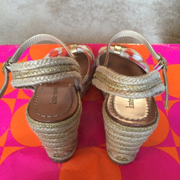 Cute Kate Spade Espadrilles Wedges - Size 6 - Picture 4 of 4
