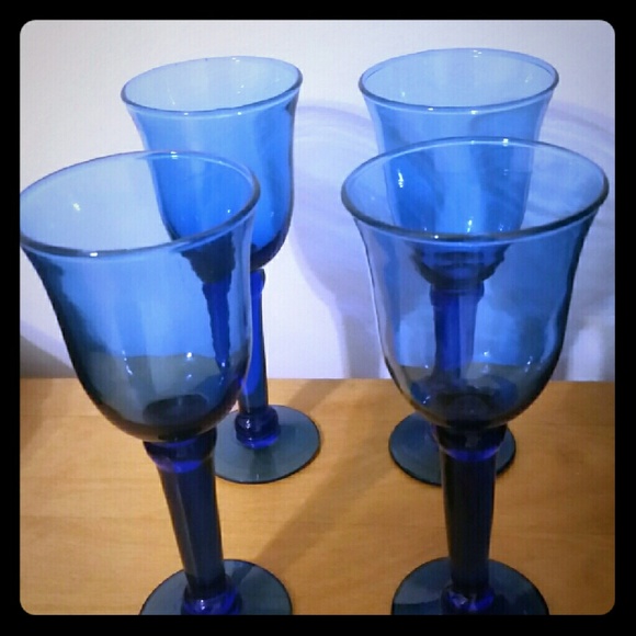 Set of 6 Blue Cups