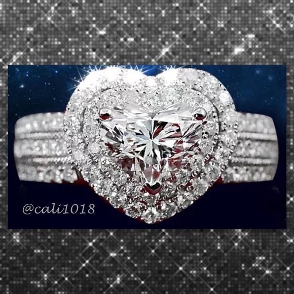 🆕Mega Bling 5+ Carats AAA CZ & White Topaz 14k GF - Picture 2 of 3