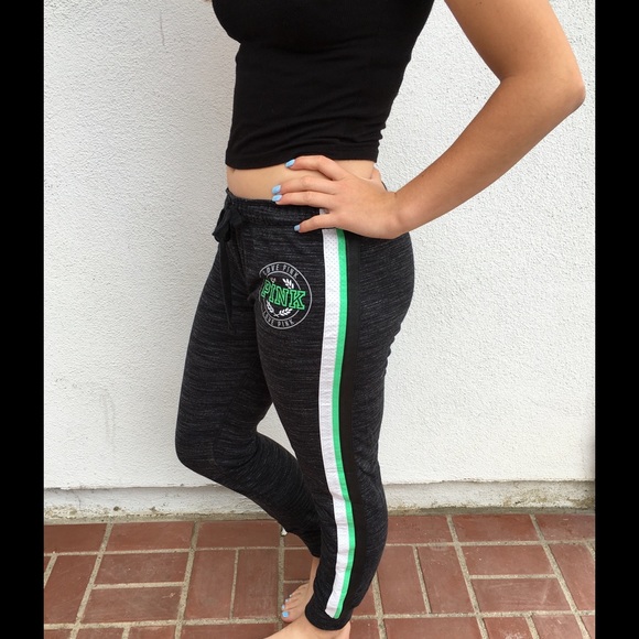 pink jogger sweat pants