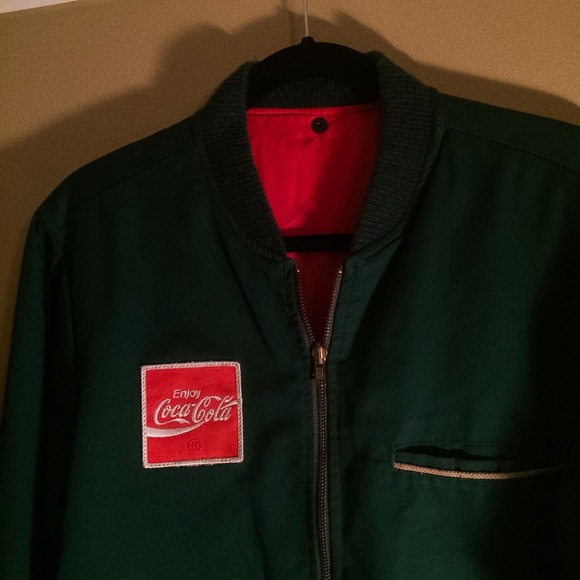 Vintage Coca Cola workers jacket!
