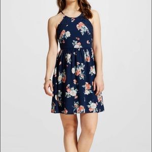 NWOT Floral Halter Dress