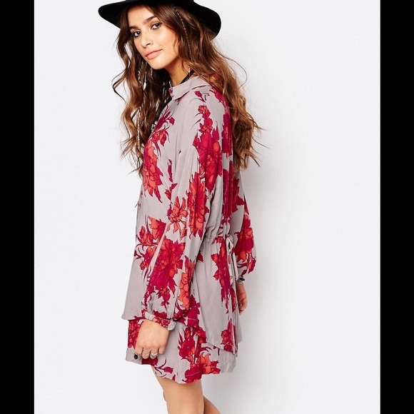 Free People Printed Tunic Shirtdress - Picture 2 of 4