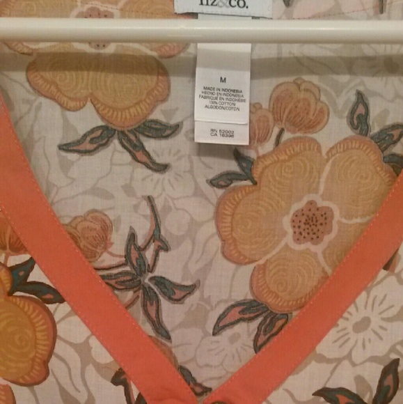 ❤🌺LIZ & CO TOP.❤🌺 MUST SELL!!🌺❤ - Picture 2 of 4