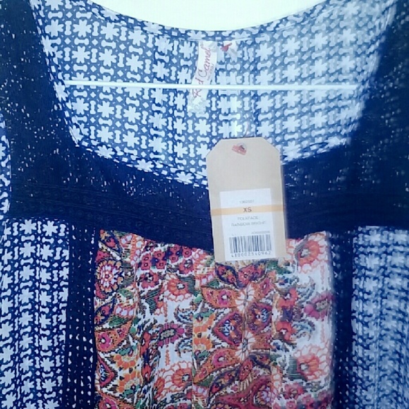 Boho patch work top. - Picture 3 of 4