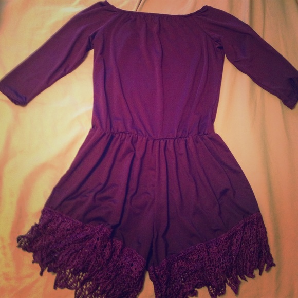 VOGUE FASHION Purple Romper!!