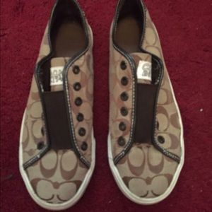 Coach slip on sneakers
