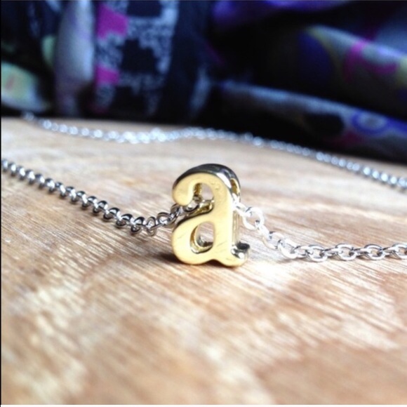 @bthereasap Jewelry - CUSTOM lowercase INITIAL a PENDANT NECKLACE