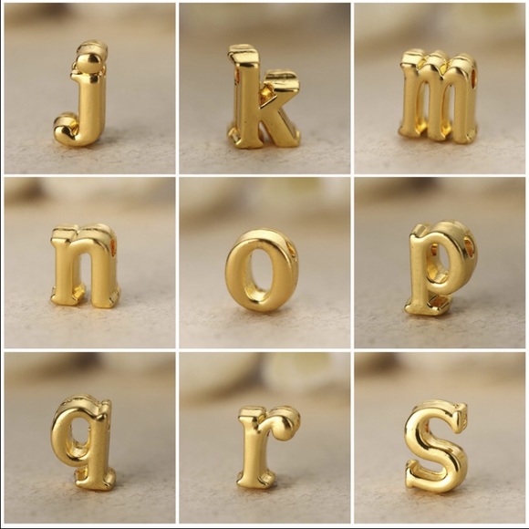 CUSTOM lowercase INITIAL a PENDANT NECKLACE - Picture 3 of 4