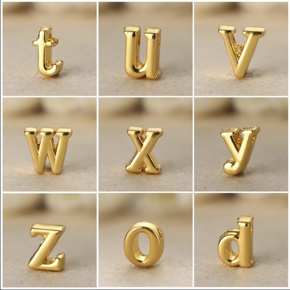 CUSTOM lowercase INITIAL a PENDANT NECKLACE - Picture 4 of 4