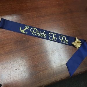 Bride to be sash