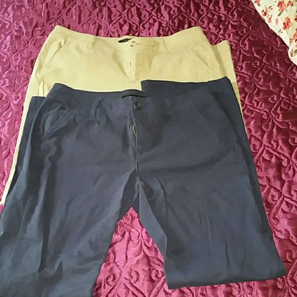 2 pair of khakis