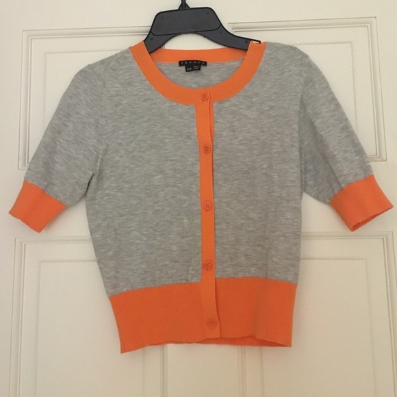 THEORY Cropped Cardigan