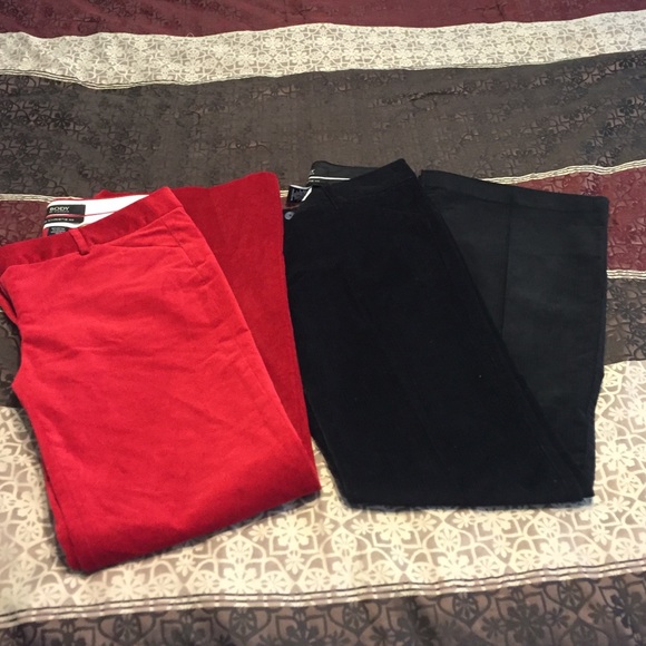 Red black Victoria secret Christie fit dress pants